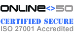Certified Secure to ISO 27001
